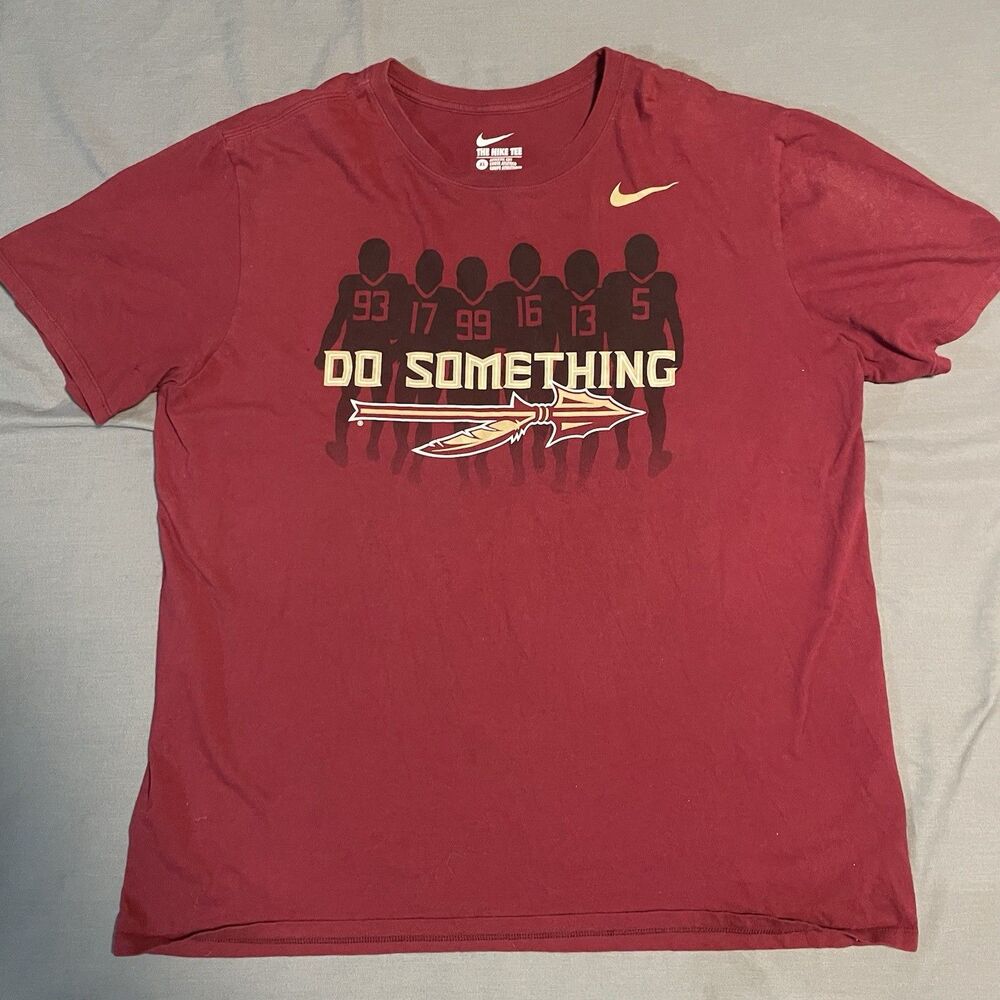 Nike Mens XL Florida State Seminoles True Seminole Tradition T-Shirt Football